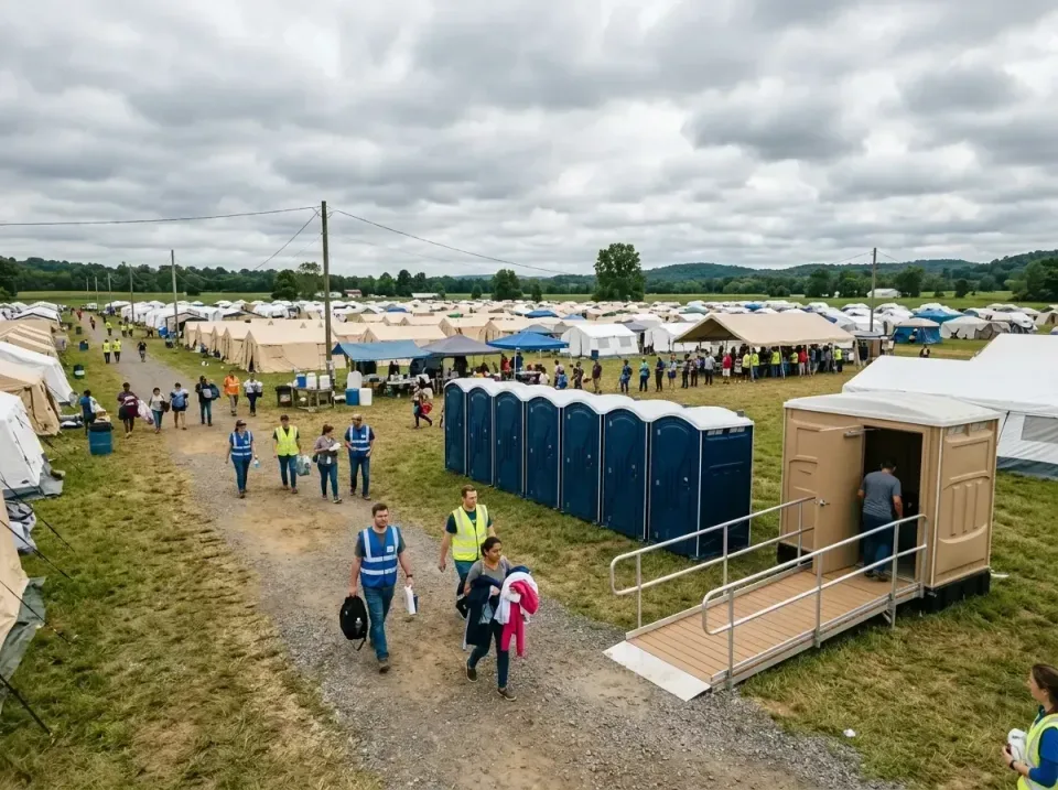 disaster-relief-camp-restrooms-010 — frequently asked questions, Dumpster & Portable Bathrooms Rental in Merrionette Park, IL